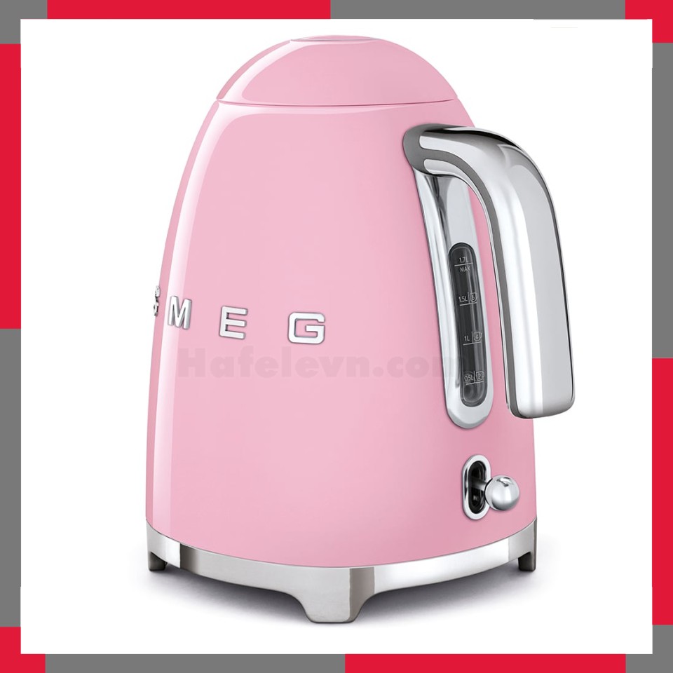 Ấm đun nước siêu tốc Smeg 50's Retro Style KLF03PKEU