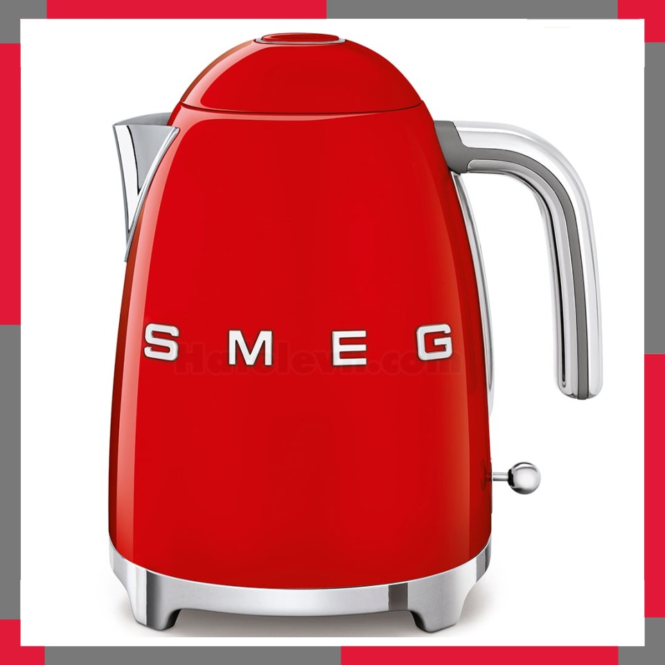 Ấm đun nước siêu tốc Smeg 50's retro Style KLF03RD