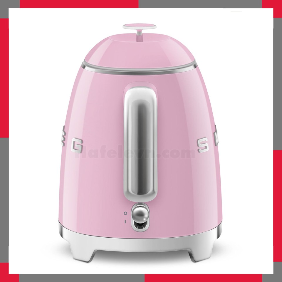 Ấm đun siêu tốc mini hiệu Smeg model KLF05PKEU màu hồng