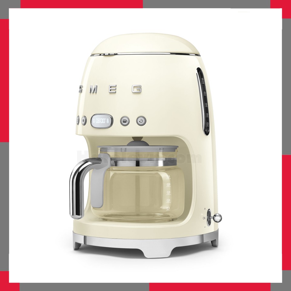 Ấm pha cà phê Smeg 50's Style DCF02CR