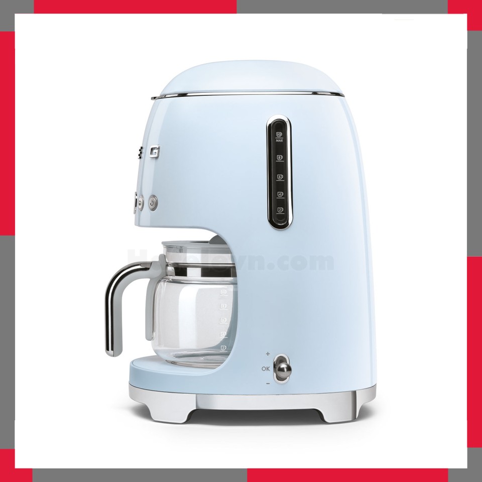 Ấm pha cà phê Smeg 50's Style DCF02PB