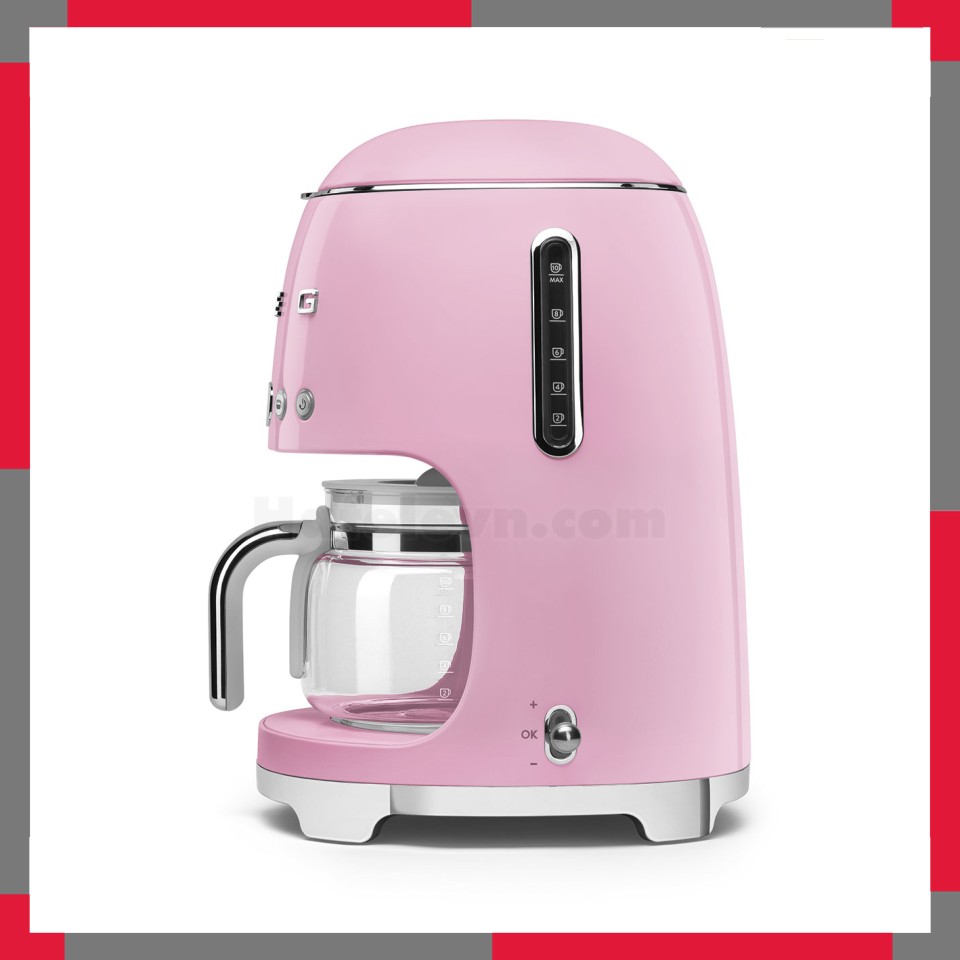 Ấm pha cà phê Smeg 50's Style DCF02PK