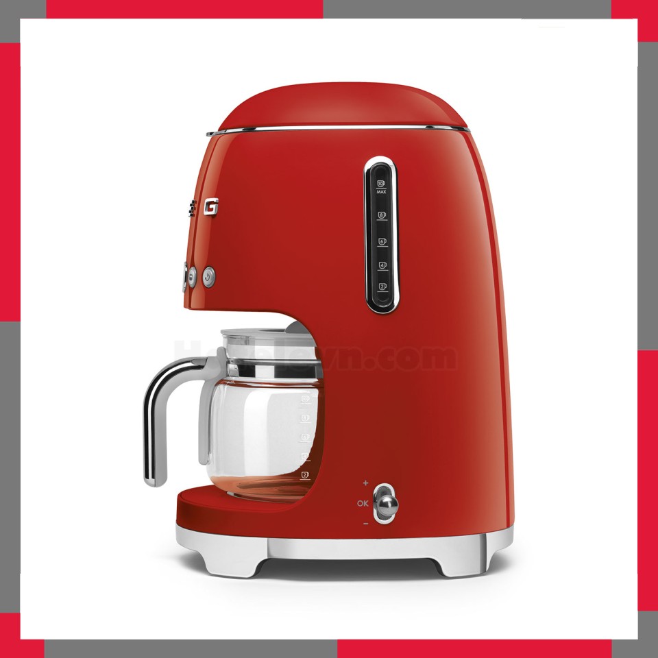 Ấm pha cà phê Smeg 50's Style DCF02RD