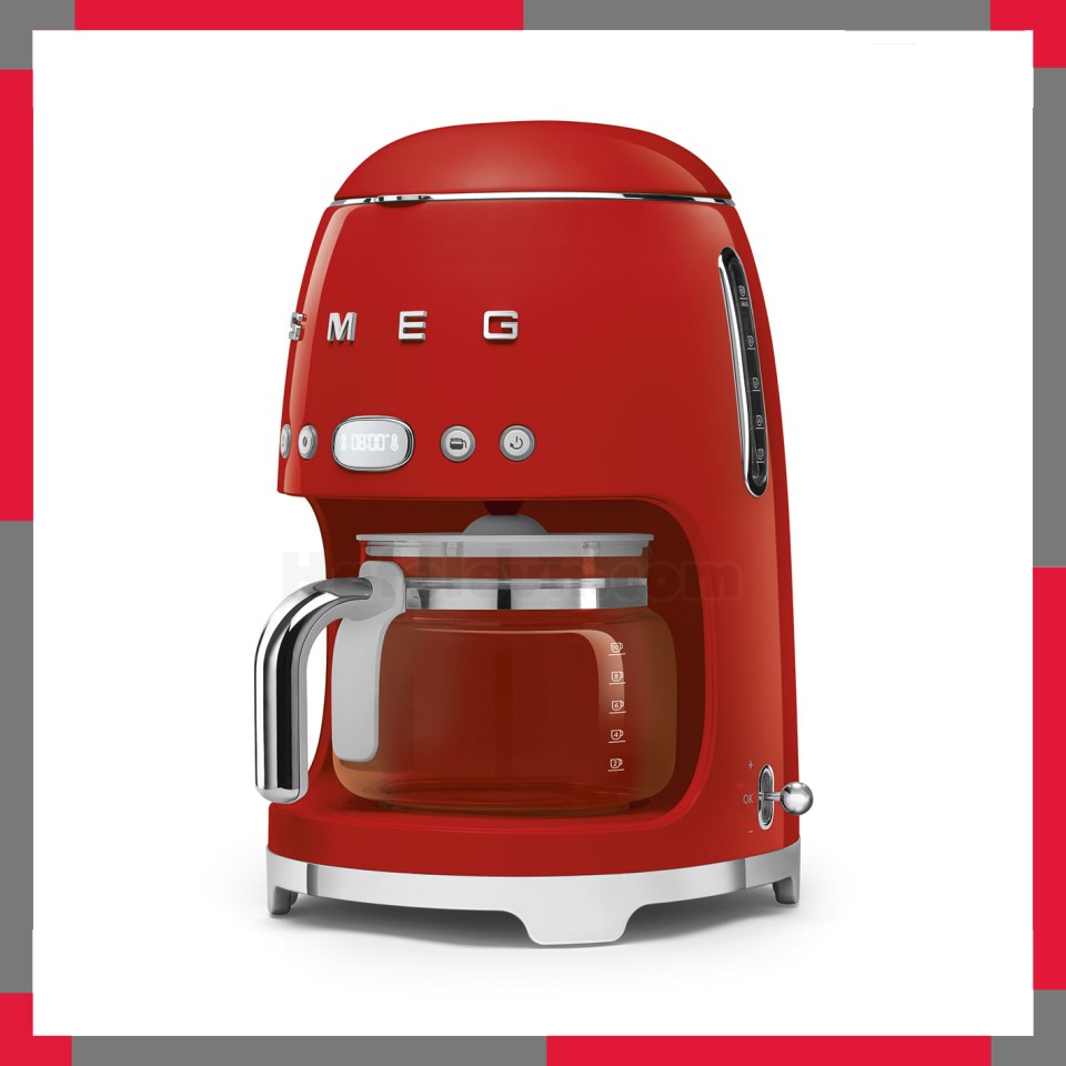 Ấm pha cà phê Smeg 50's Style DCF02RD