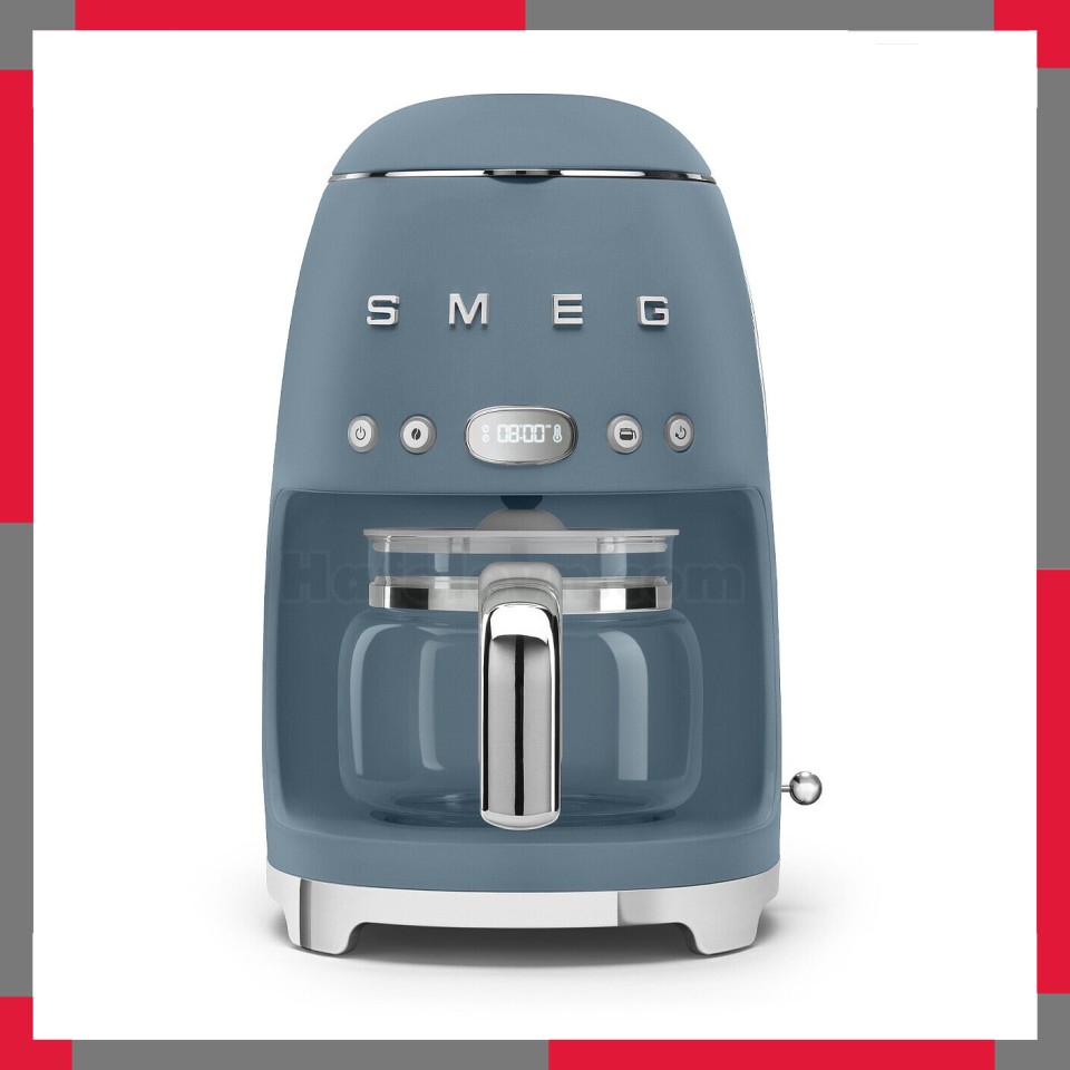 Ấm pha cà phê Smeg 50's Style DCF02SBMEU
