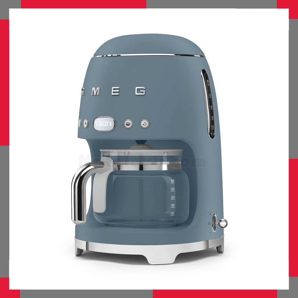 Ấm pha cà phê Smeg 50's Style DCF02SBMEU