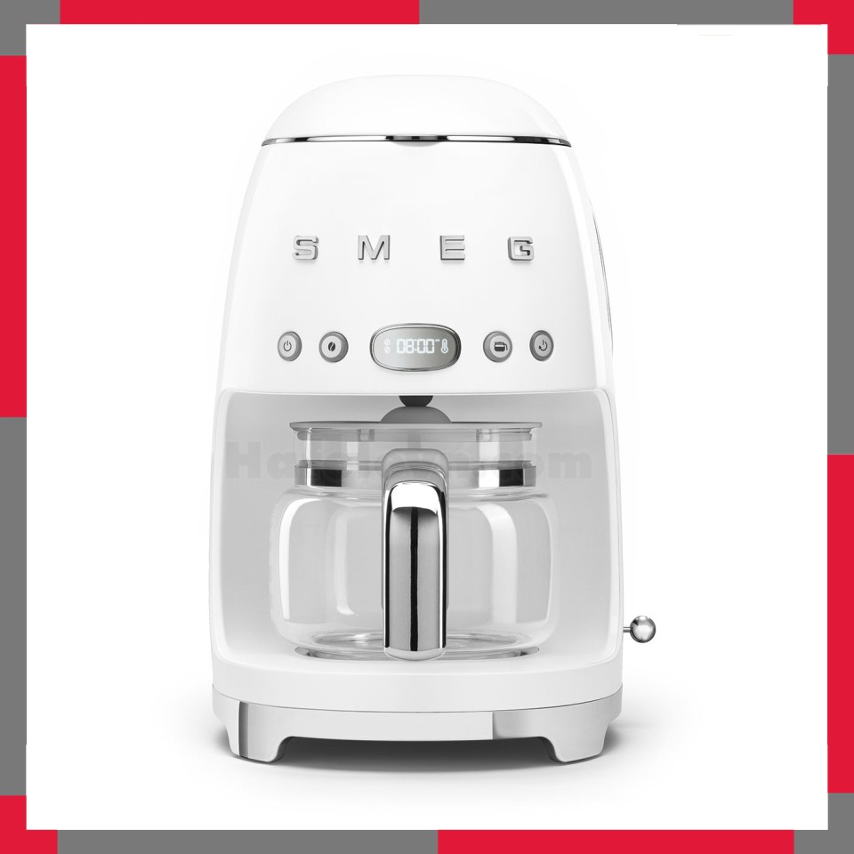 Ấm pha cà phê Smeg 50's Style DCF02WH