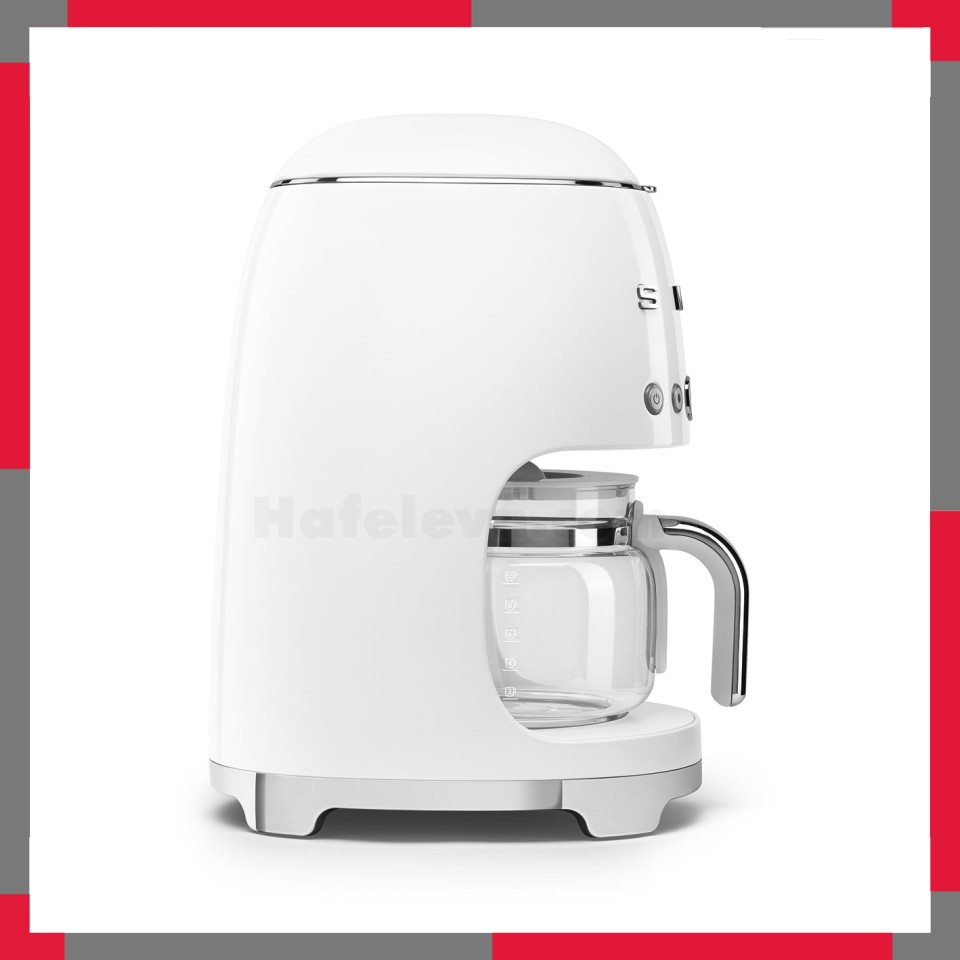 Ấm pha cà phê Smeg 50's Style DCF02WH