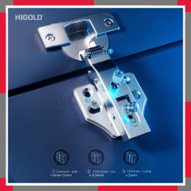 Bản lề giảm chấn góc nhỏ lắp nhanh Series G HiGold 813439