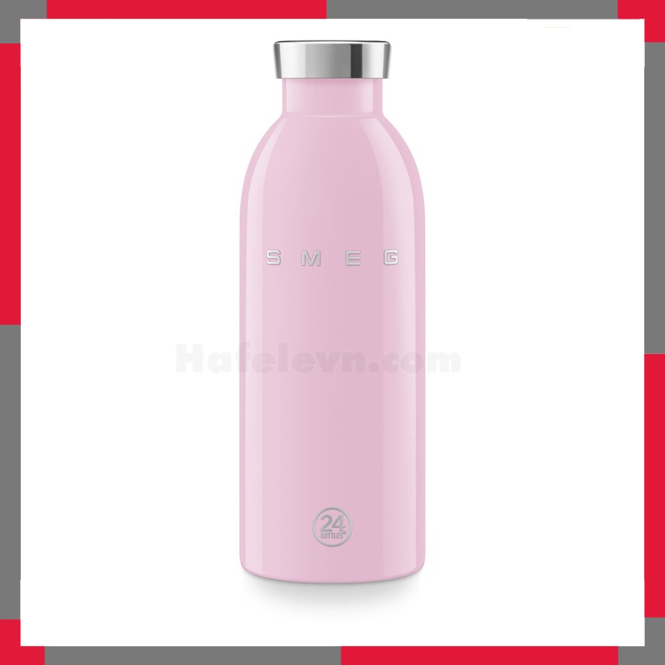 Bình giữ nhiệt SMEG Clima 500ml - Màu hồng