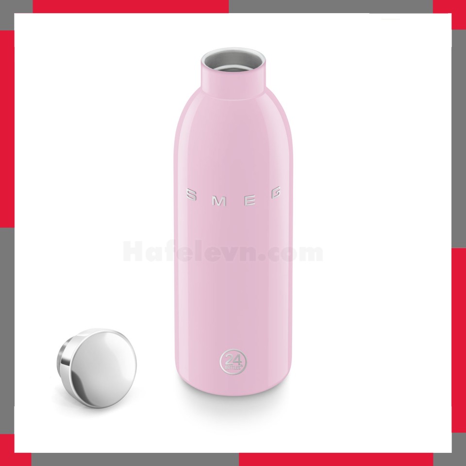 Bình giữ nhiệt SMEG Clima 500ml - Màu hồng