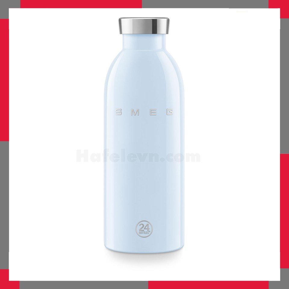 Bình giữ nhiệt SMEG Clima 500ml - Màu xanh dương pastel