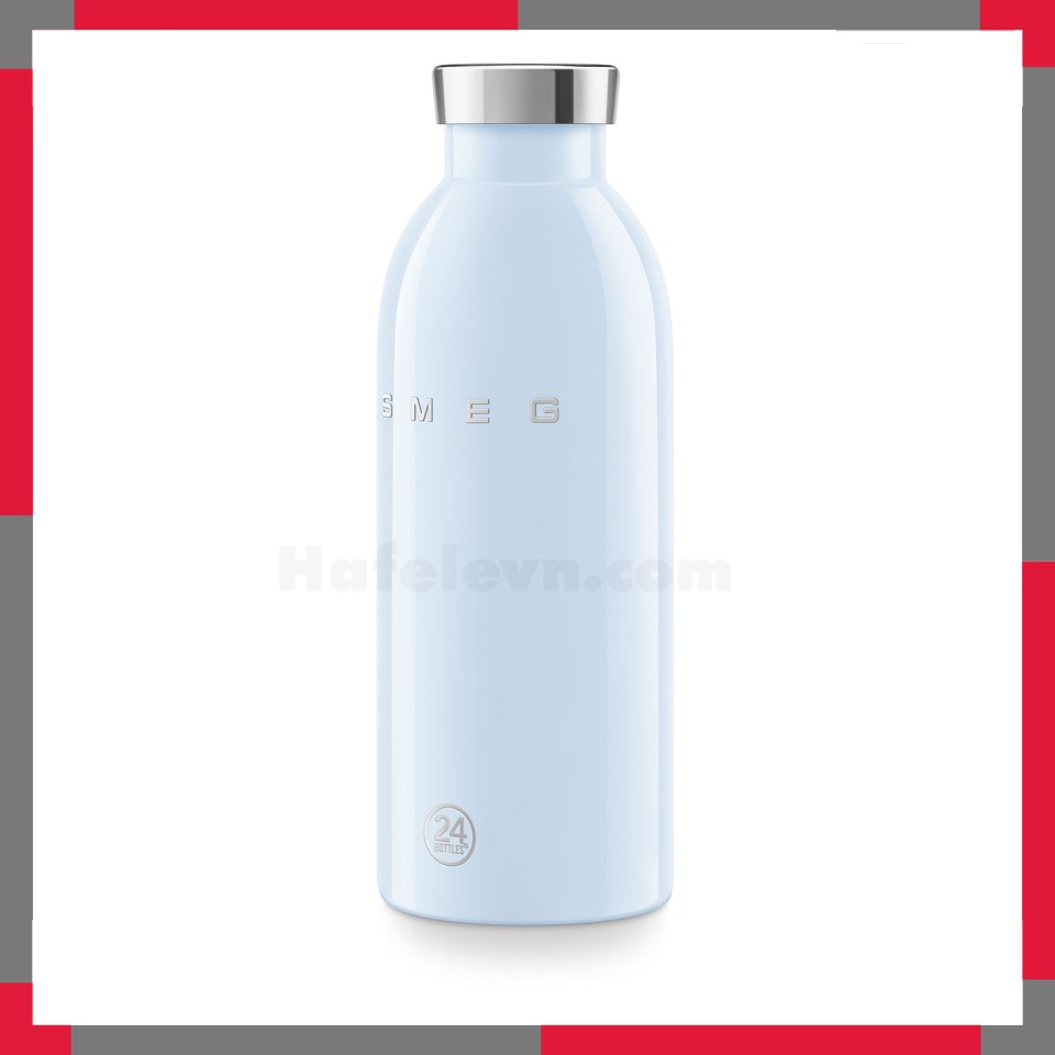 Bình giữ nhiệt SMEG Clima 500ml - Màu xanh dương pastel