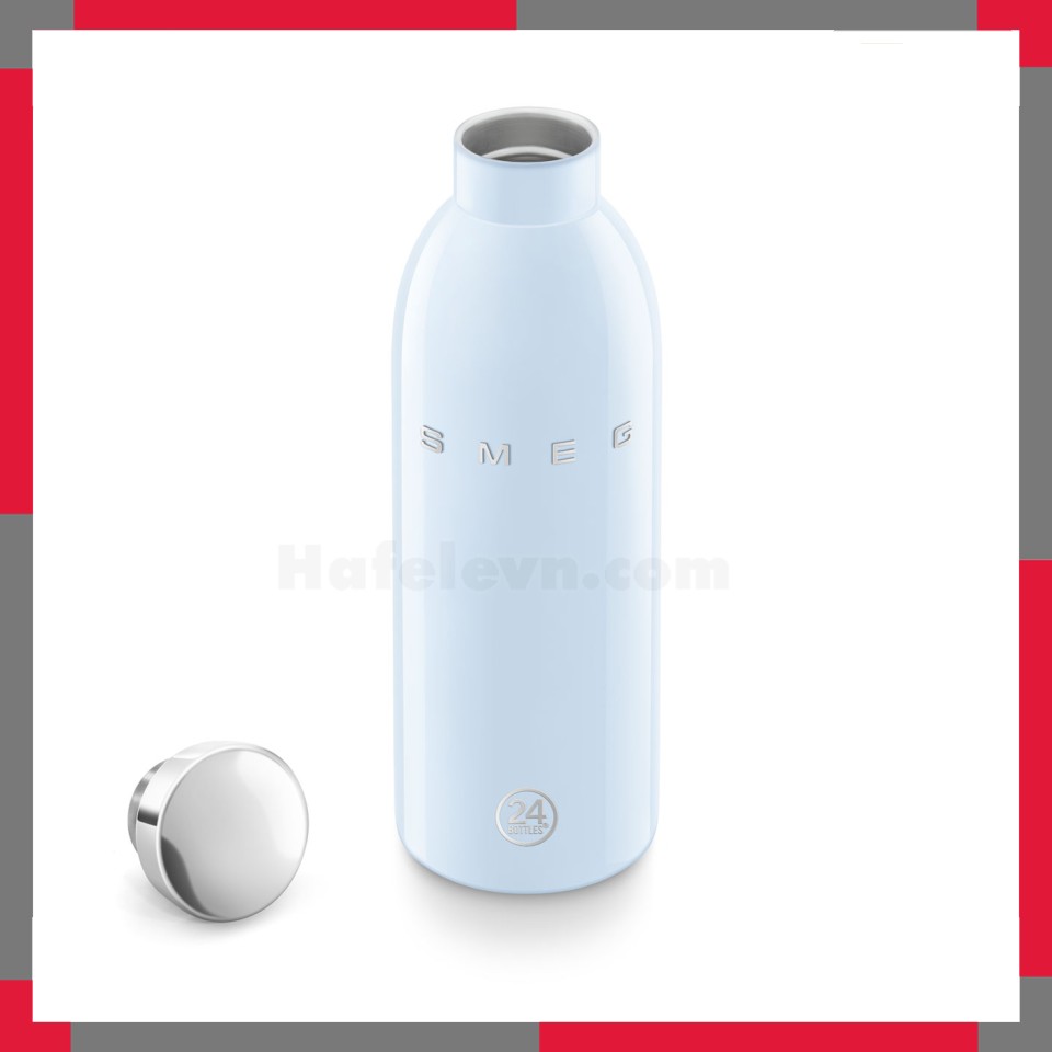 Bình giữ nhiệt SMEG Clima 500ml - Màu xanh dương pastel