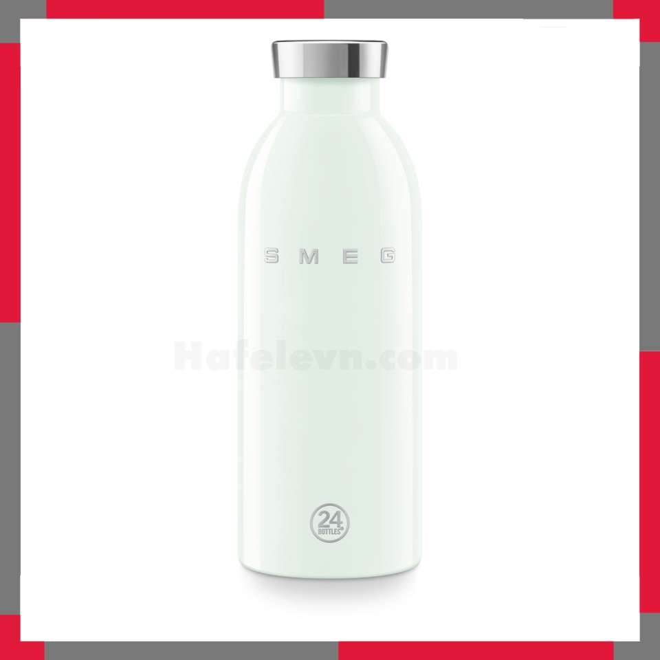 Bình giữ nhiệt SMEG Clima 500ml - Màu xanh lá pastel