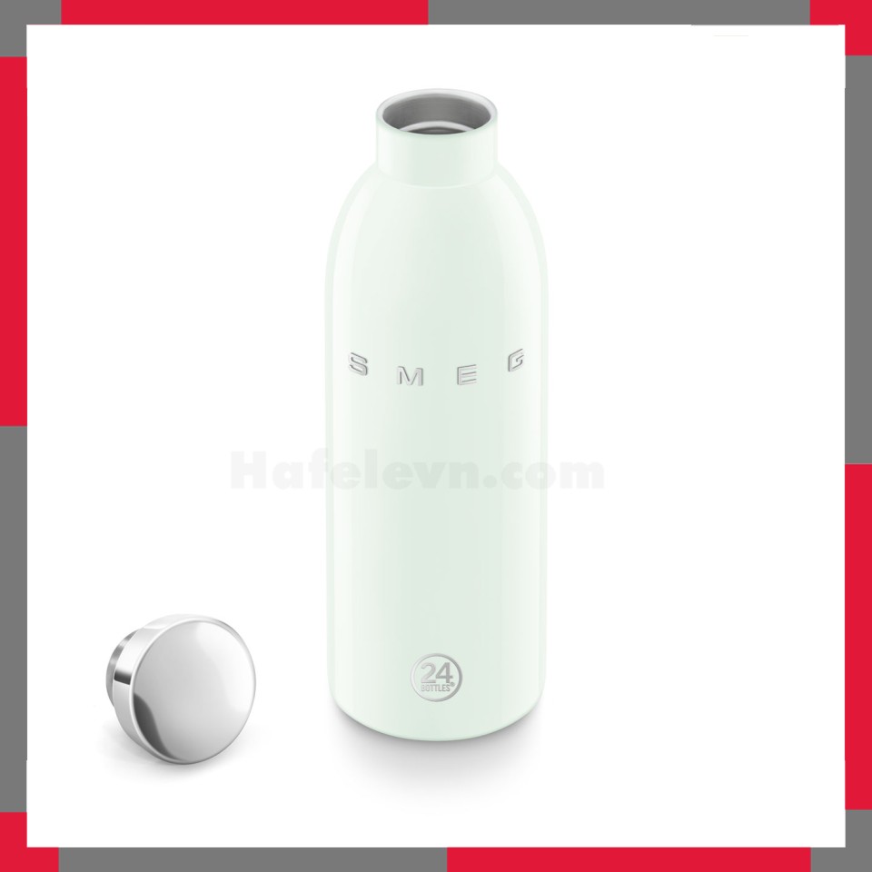 Bình giữ nhiệt SMEG Clima 500ml - Màu xanh lá pastel
