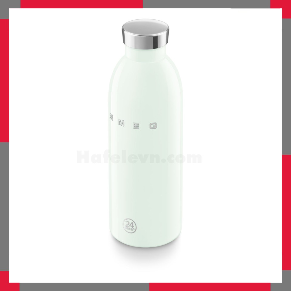 Bình giữ nhiệt SMEG Clima 500ml - Màu xanh lá pastel