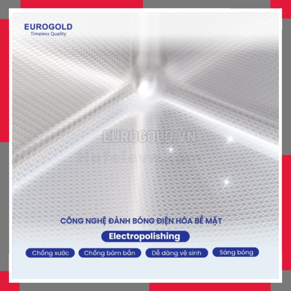 Chậu Rửa Bát âm 2 Hố Lệch Chống Xước Inox 304 EuroGold EUC28245GB