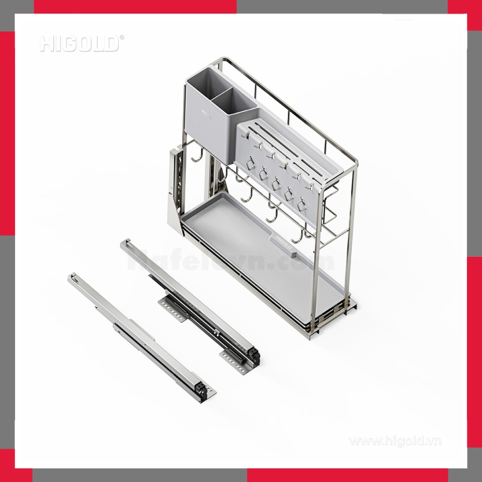 GIÁ ĐỂ DAO THỚT GIA VỊ ĐA NĂNG DIAMOND 2.0 HiGold 306026