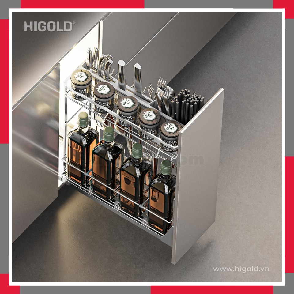 GIÁ ĐỂ DAO THỚT GIA VỊ ĐA NĂNG DIAMOND 2.0 HiGold 306029