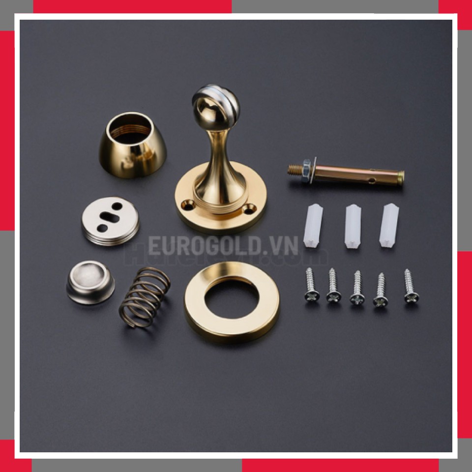 Hít Chốt Chặn Cửa Hợp Kim Mạ Vàng EuroGold 24k