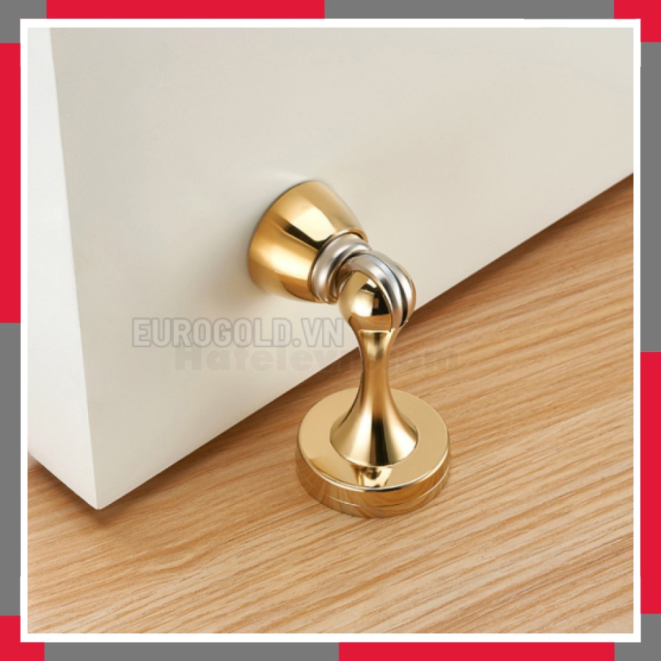 Hít Chốt Chặn Cửa Hợp Kim Mạ Vàng EuroGold 24k