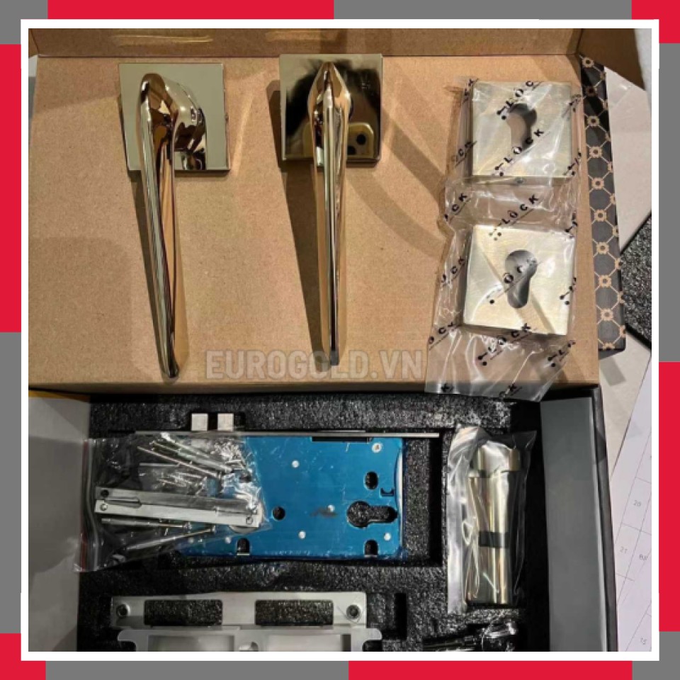 Khóa Cửa Phân Thể, Khóa Cửa đi Thông Phòng Hợp Kim Cao Cấp EuroGold BHB9-1815