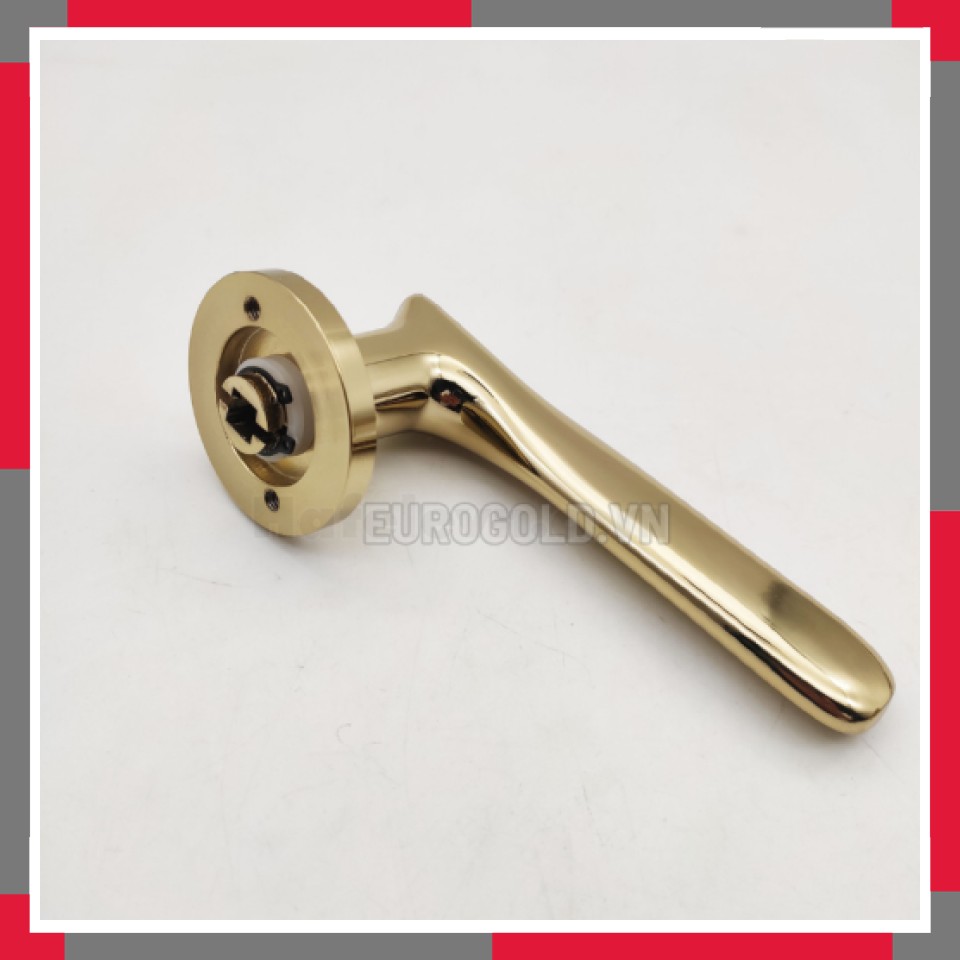 Khóa Cửa Phân Thể, Khóa Cửa đi Thông Phòng Hợp Kim Cao Cấp Mạ Pvd Vàng Bóng EuroGold 72F68