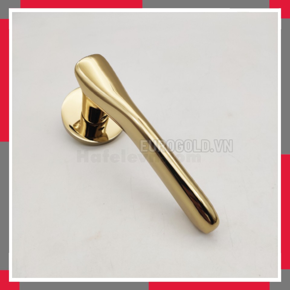 Khóa Cửa Phân Thể, Khóa Cửa đi Thông Phòng Hợp Kim Cao Cấp Mạ Pvd Vàng Bóng EuroGold 72F68