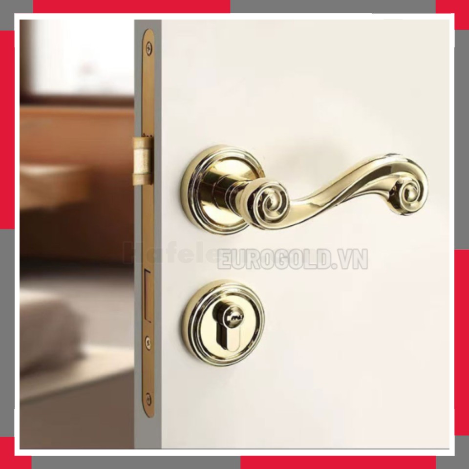 Khóa Cửa Phân Thể, Khóa Cửa đi Thông Phòng Hợp Kim Cao Cấp Phong Cách Tân Cổ điển EuroGold BH72F269