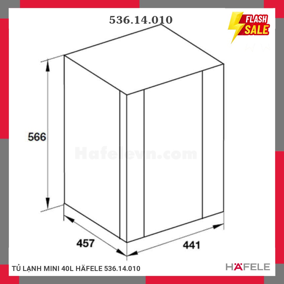 TỦ LẠNH MINI 40L HÄFELE 536.14.010