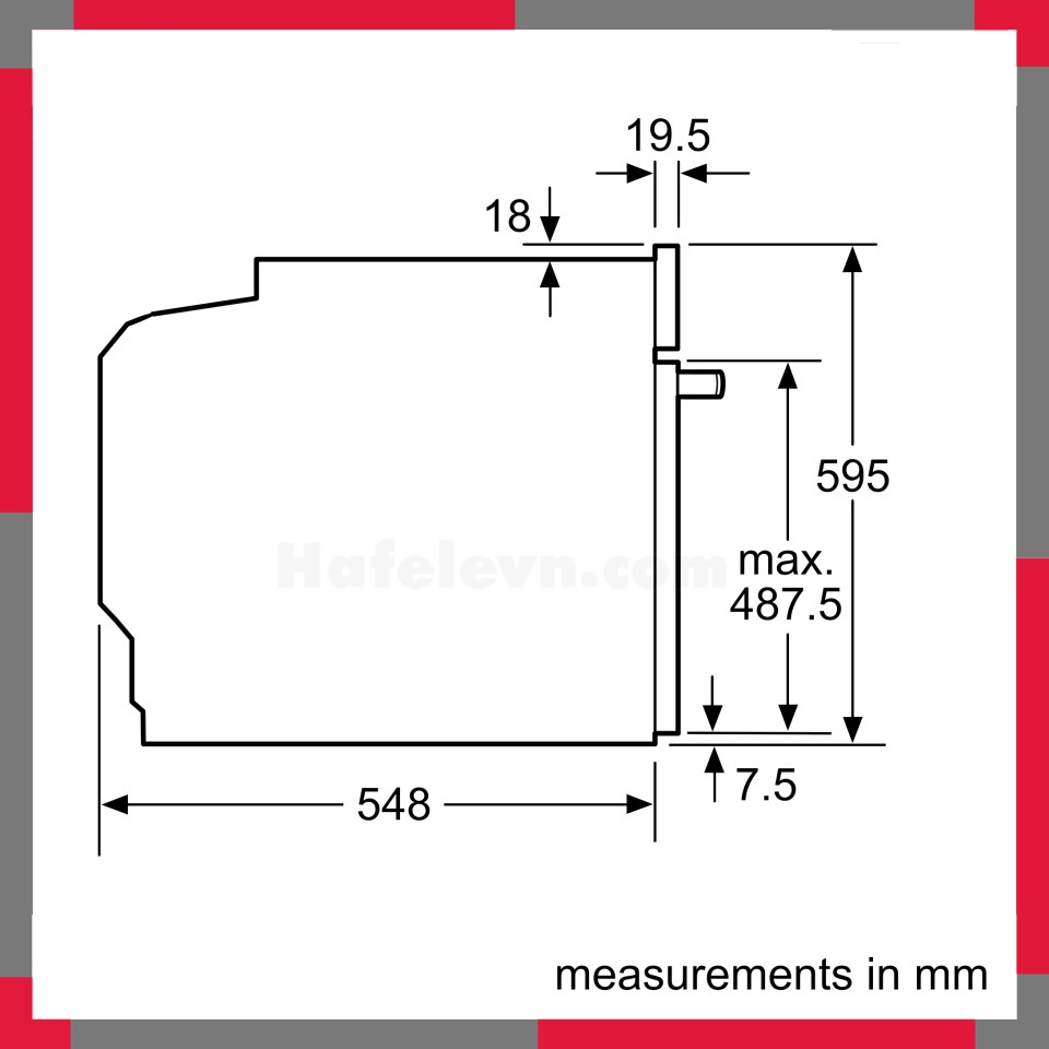 Lò nướng âm tủ Bosch HMG778NB1 Serie 8