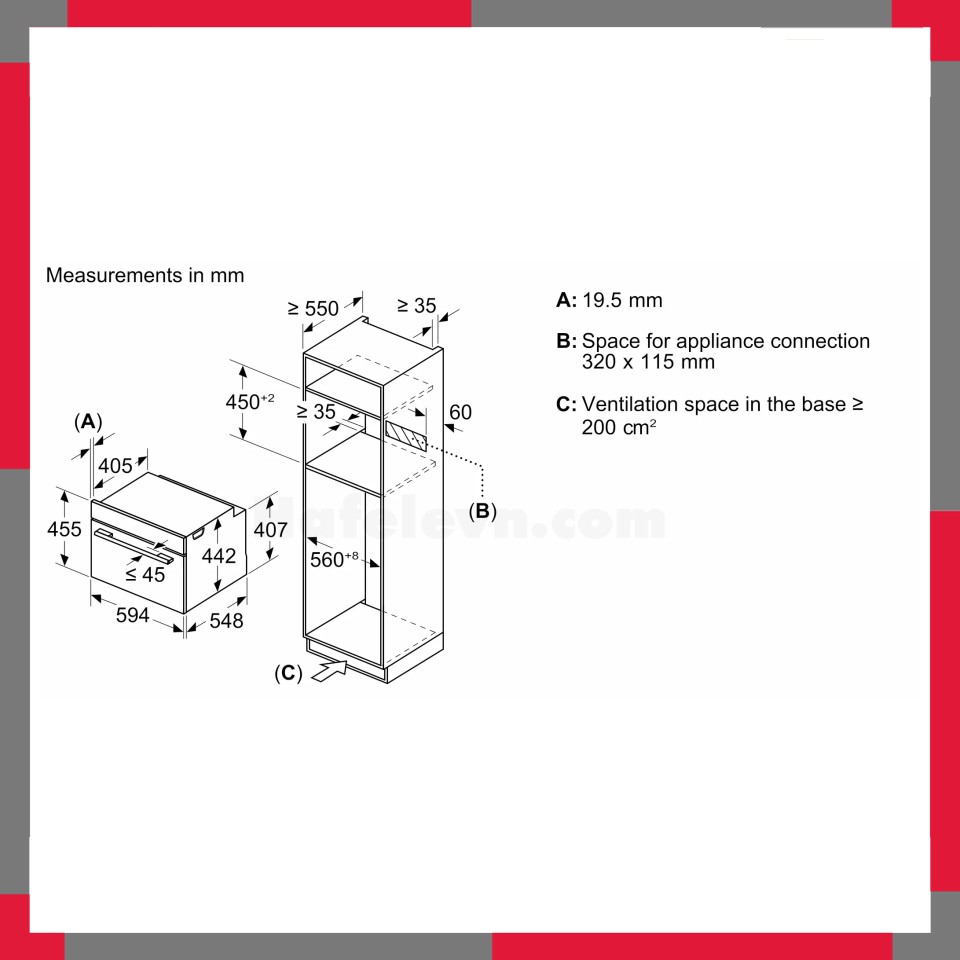 Lò nướng nhỏ gọn Bosch CMG978NB1 Serie 8