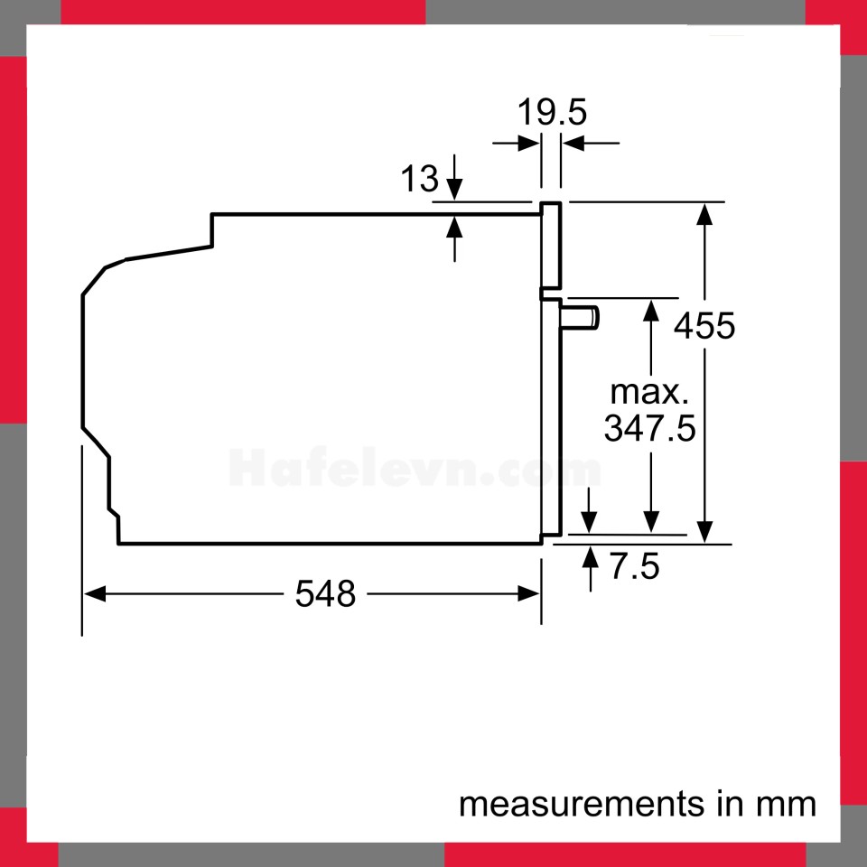 Lò nướng nhỏ gọn Bosch CMG978NB1 Serie 8
