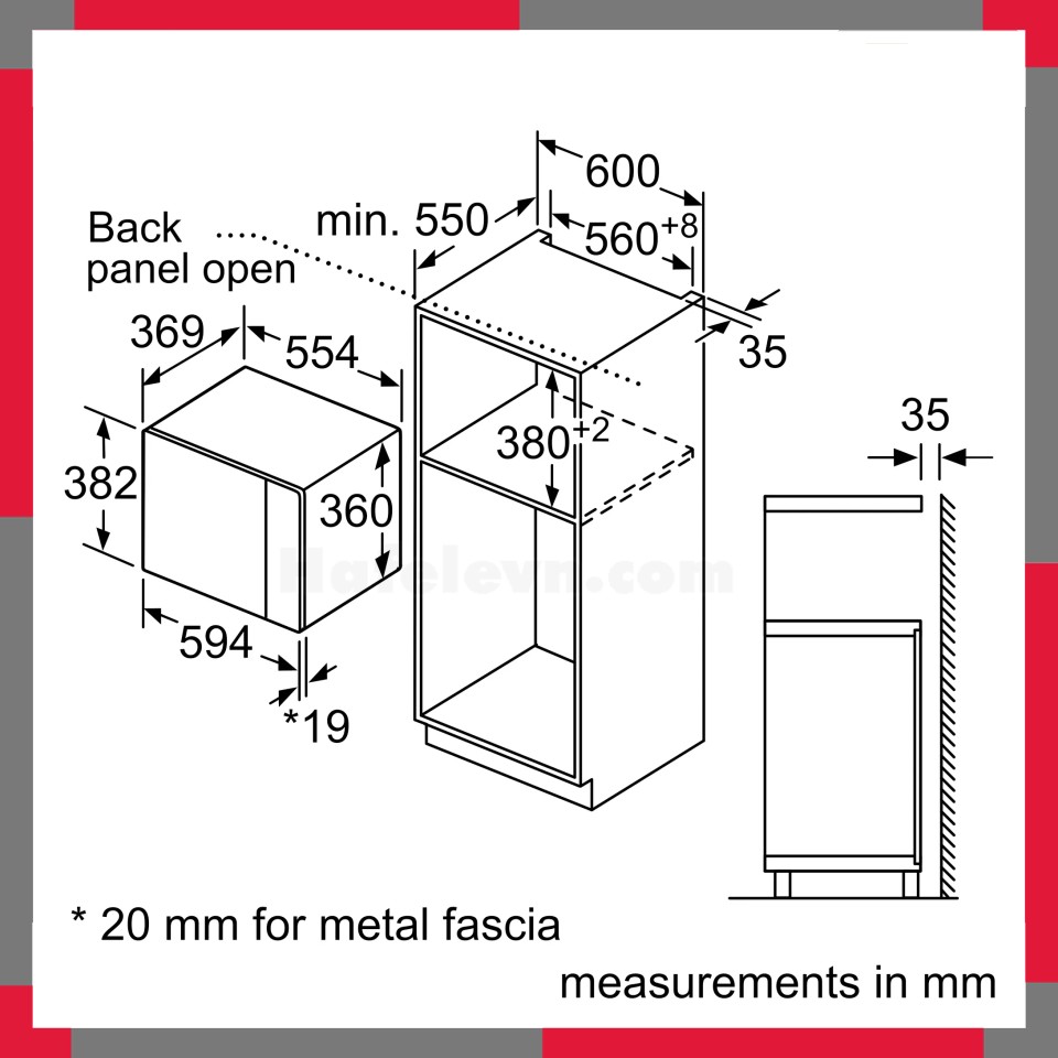 Lò vi sóng âm tủ Bosch BEL554MS0B Serie 6