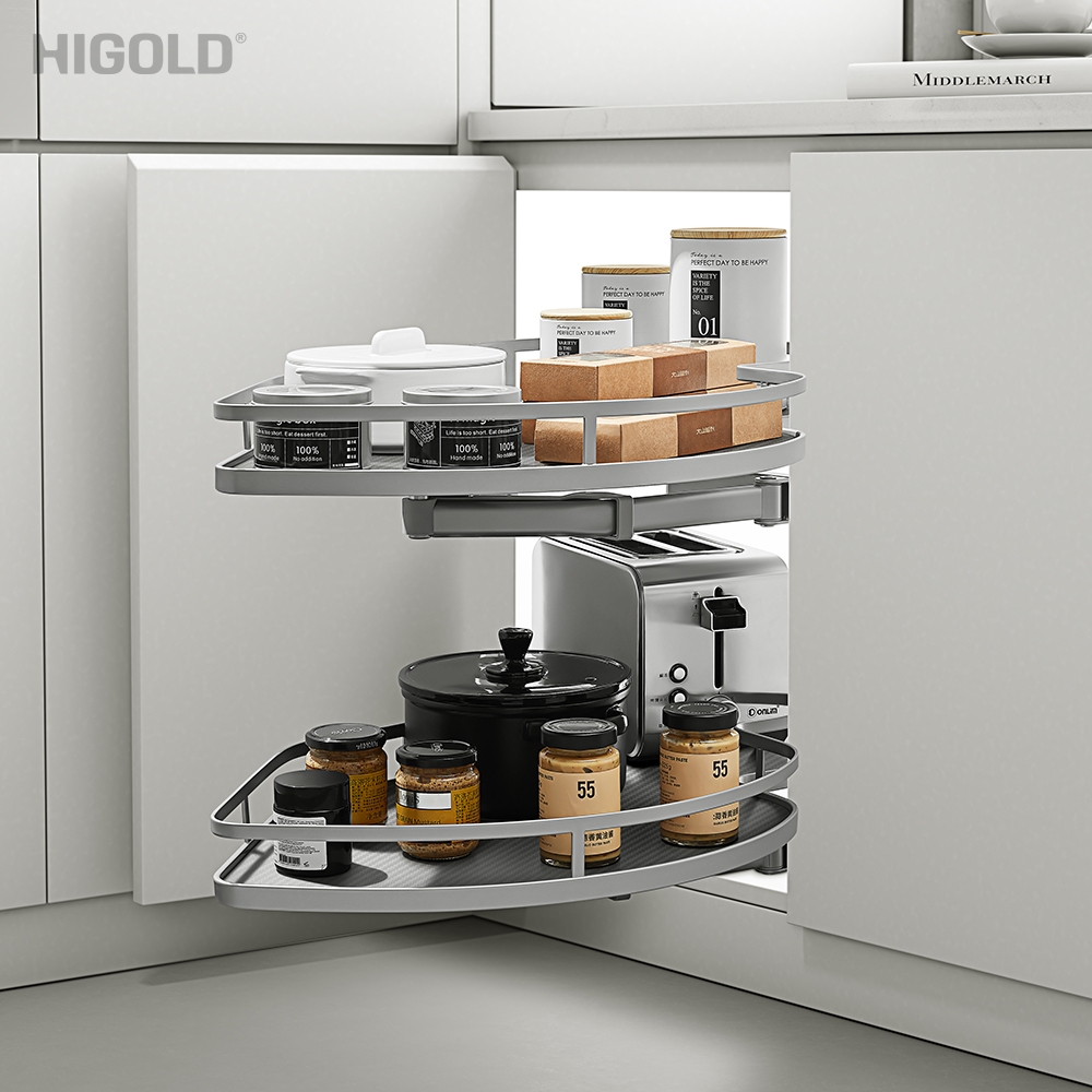 MÂM XOAY GÓC HÌNH LÁ NAN DẸT DIAMOND HiGold 101072