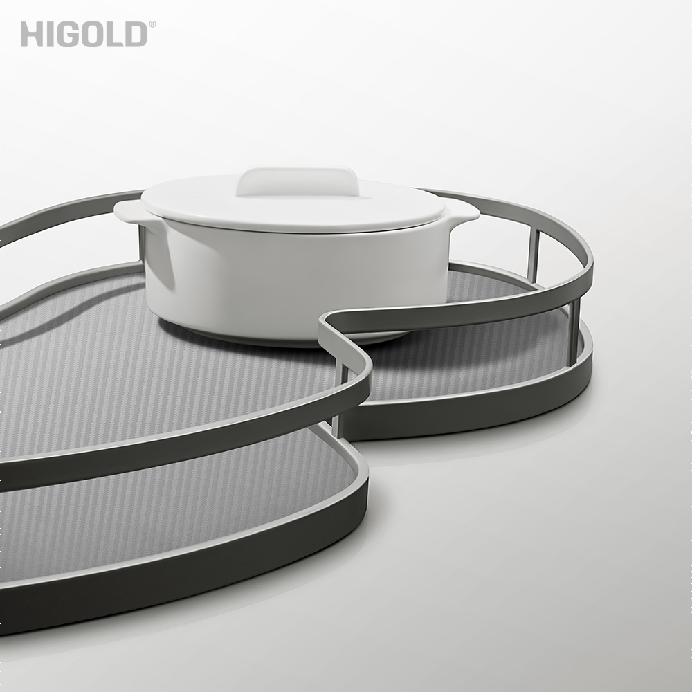 MÂM XOAY GÓC HÌNH LÁ NAN DẸT DIAMOND HiGold 101072