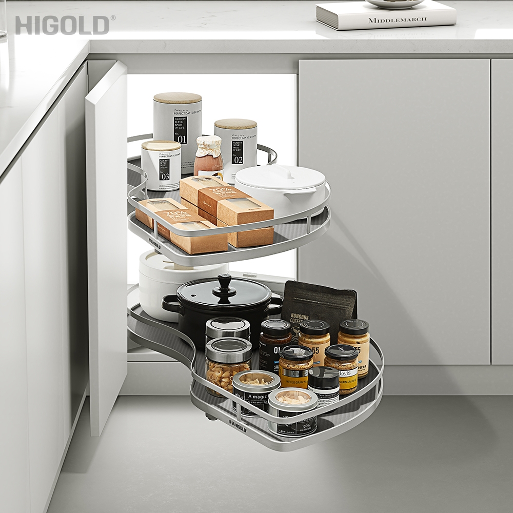 MÂM XOAY GÓC HÌNH LÁ NAN DẸT DIAMOND HiGold 101072