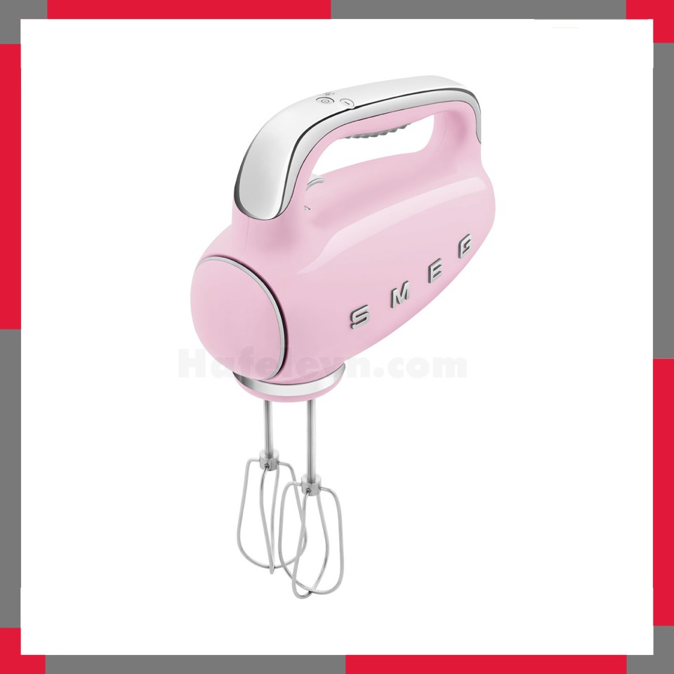 Máy đánh trứng cầm tay Smeg 50's Style HMF01PK