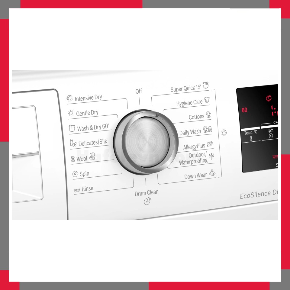 Máy giặt kết hợp sấy Bosch WNA14400SG Serie 4