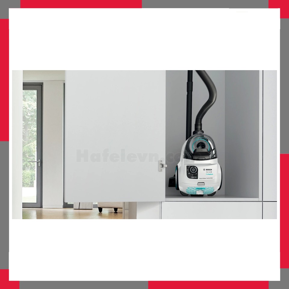 Máy hút bụi canister không túi Bosch BGS21WHYG Serie 4