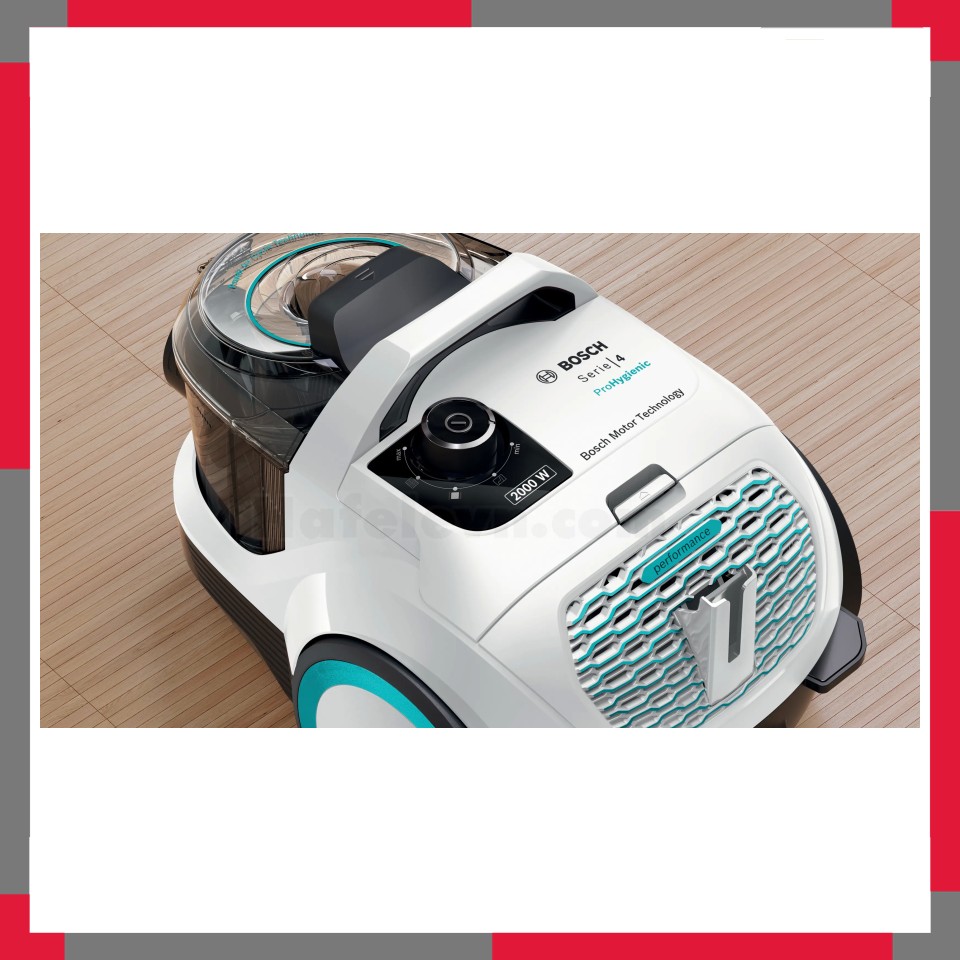Máy hút bụi canister không túi Bosch BGS21WHYG Serie 4