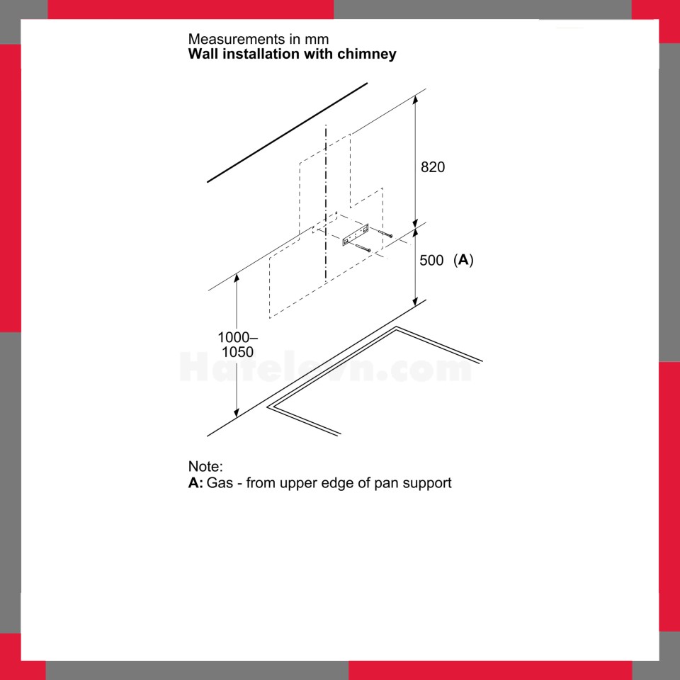 Máy hút mùi áp tường Bosch DWK98IJ60I Serie 4
