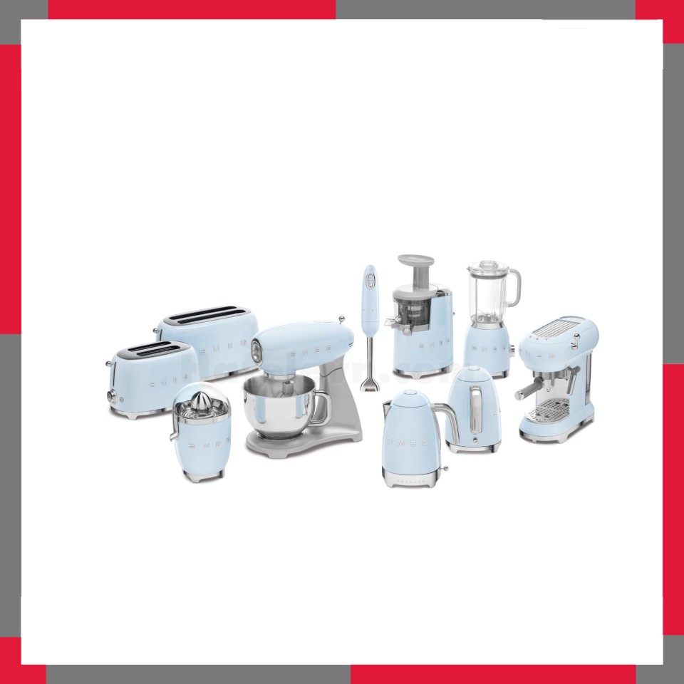 Máy nướng bánh mì Smeg 50's Style TSF01PB