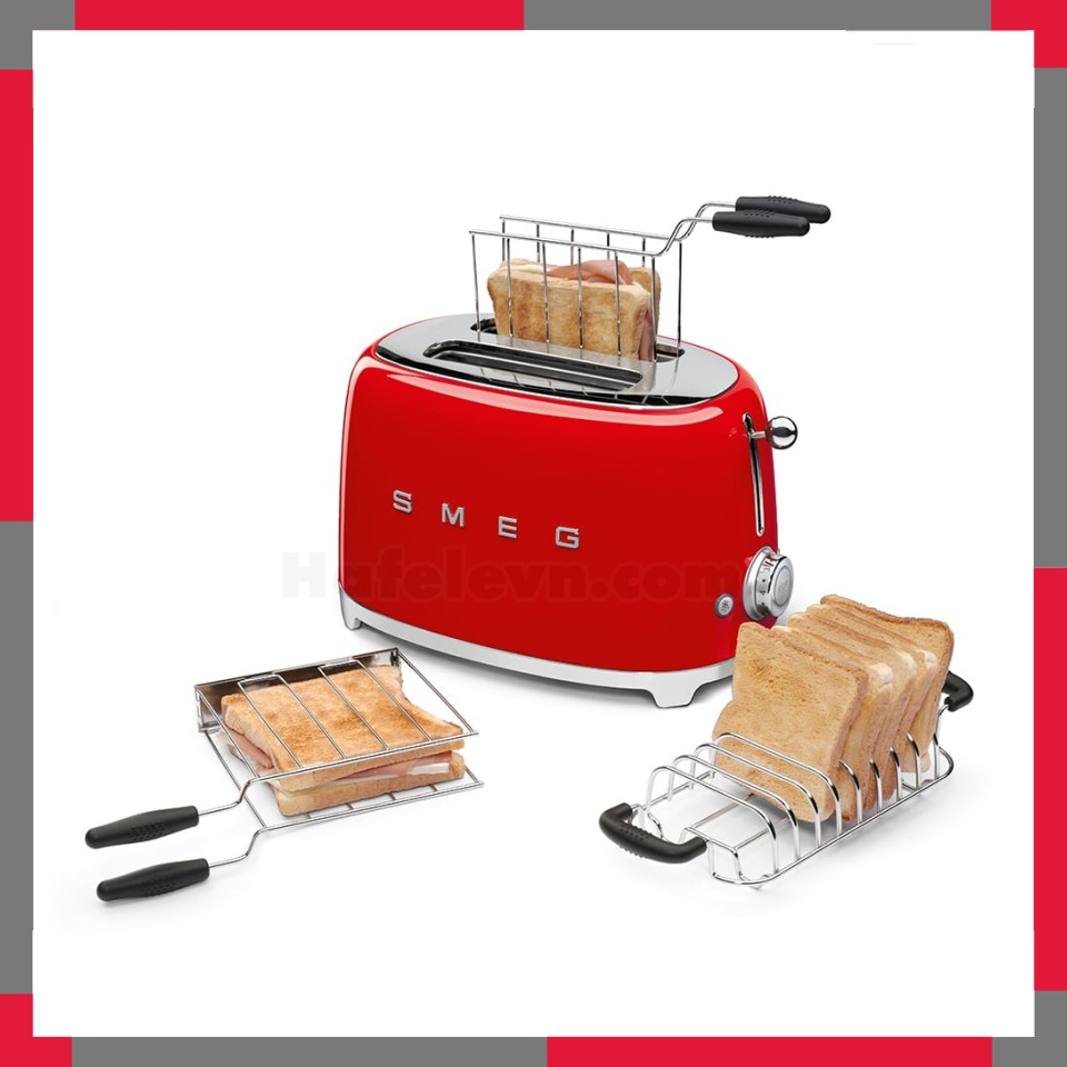 Máy nướng bánh mì Smeg 50's Style TSF01RD