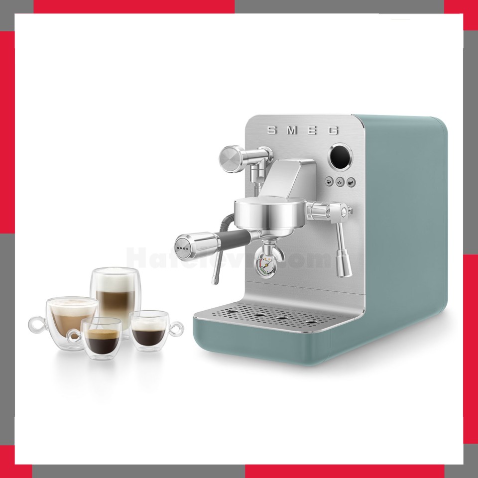 Máy pha cà phê chuyên nghiệp mini Smeg Collezione EMC02EGM