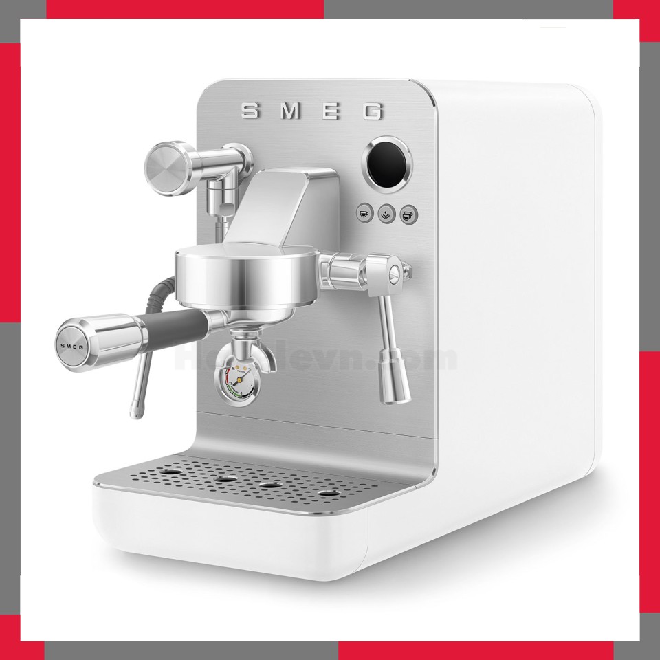 Máy pha cà phê chuyên nghiệp mini Smeg Collezione EMC02WHMEU