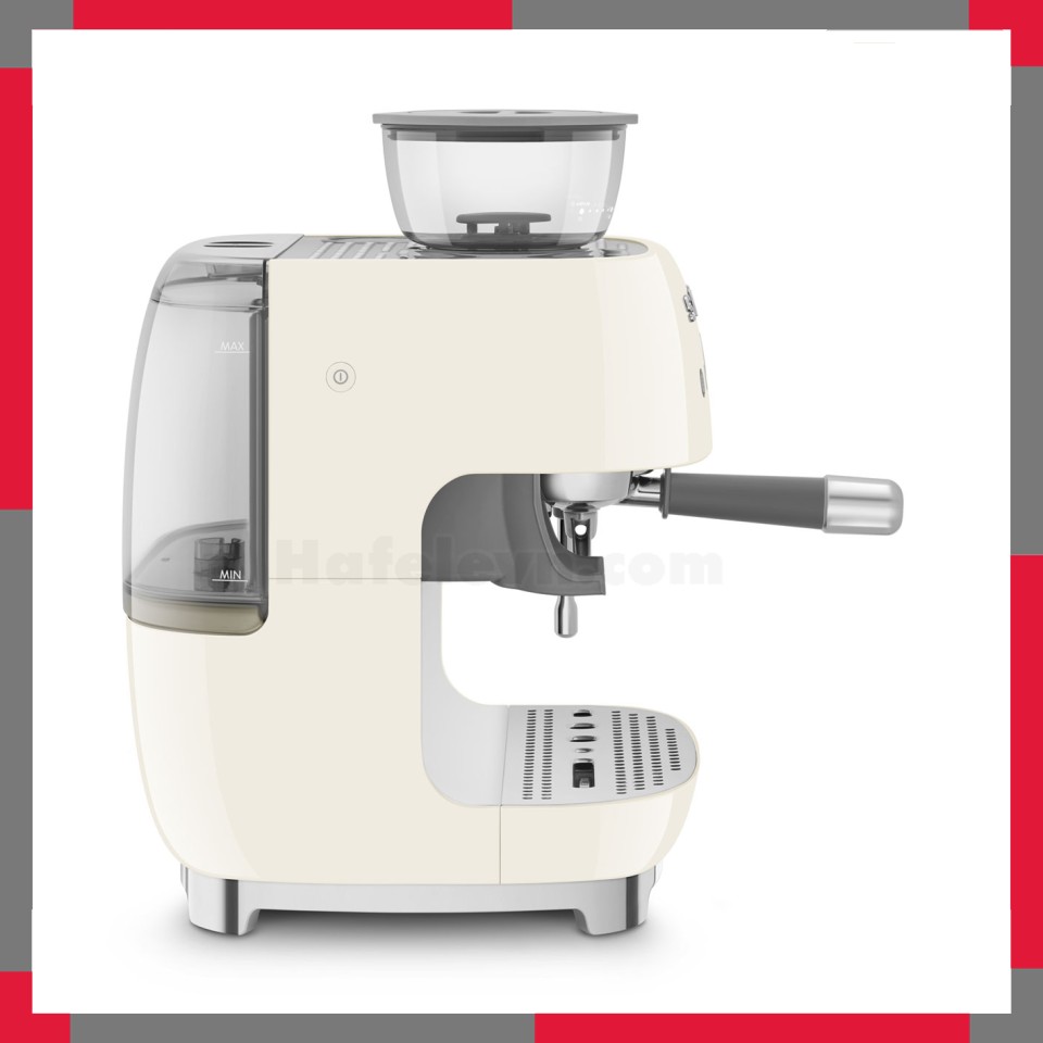 Máy pha cà phê có tích hợp máy xay Smeg 50's Style Aesthetic EGF03CR