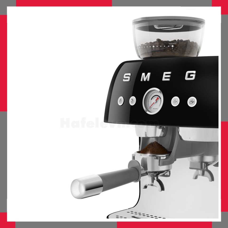 Máy pha cà phê có tích hợp máy xay Smeg 50's Style EGF03BL
