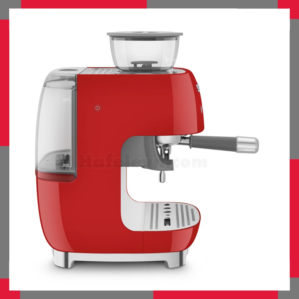 Máy pha cà phê có tích hợp máy xay Smeg 50's Style EGF03RD